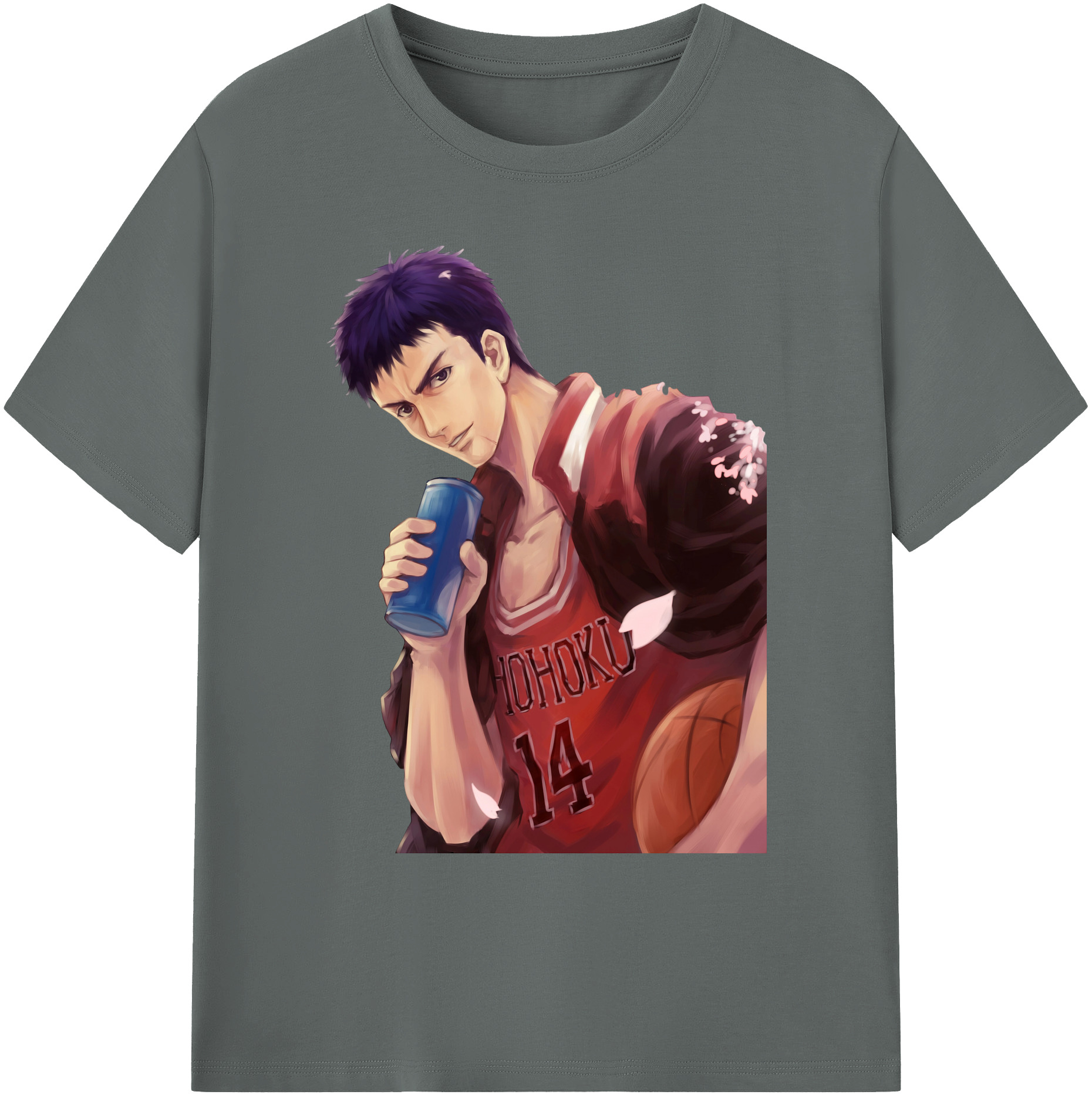 （画像用） SLAM DUNK／スラムダンク 綿100％ メンズ半袖Tシャツ｜肌触りやわらか＆通気性